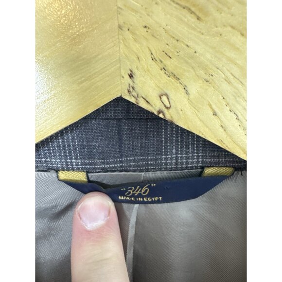 Brooks Brothers 346 Gray Glen Plaid Sport Coat 42R NWT 100% Linen - Picture 6 of 11